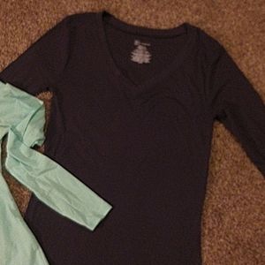 No Boundaries, Green & Grey long sleeve shirts